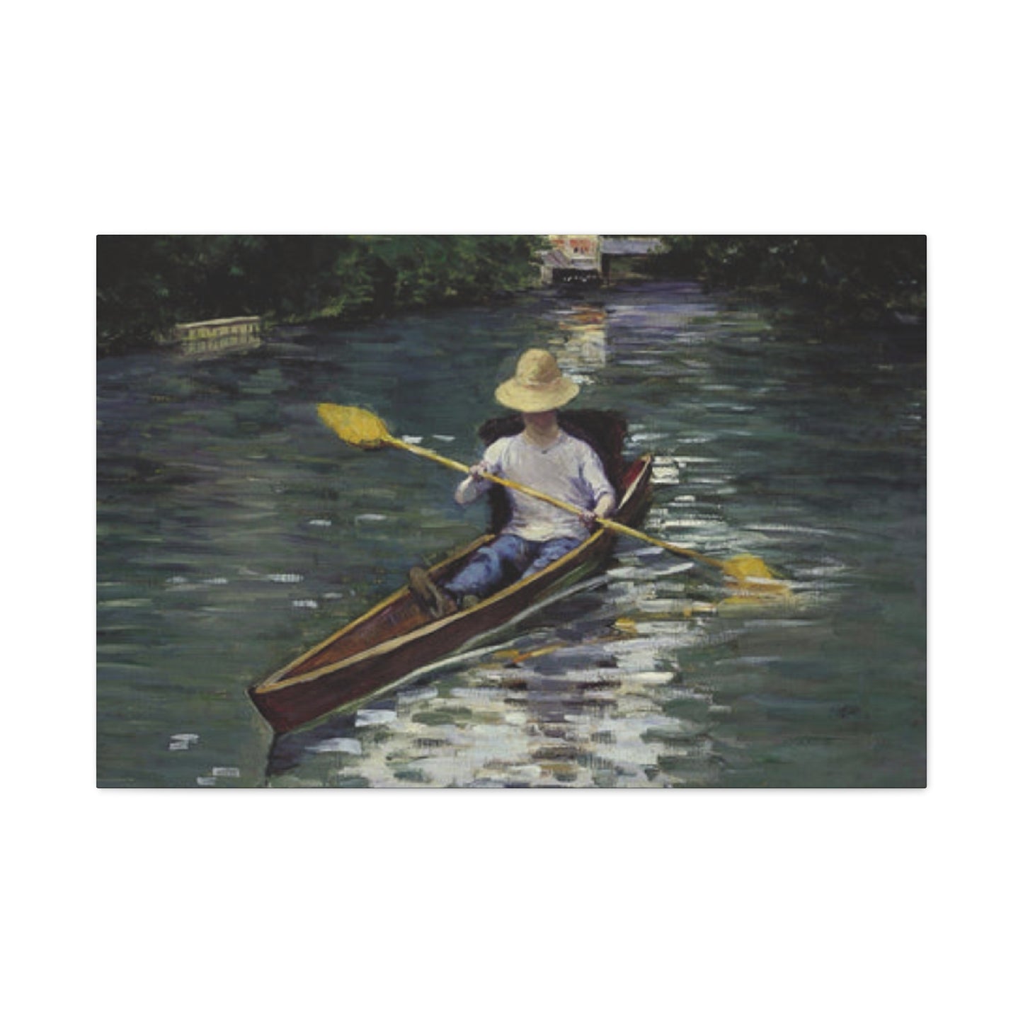 Gustav Kayaking Painting Wall Art & Canvas Prints