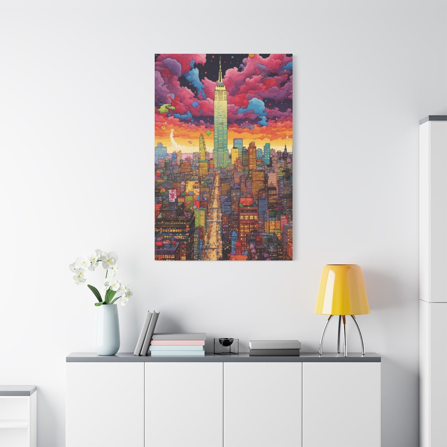 Empire State Building  Poster in New York City Wall Art & Canvas Prints