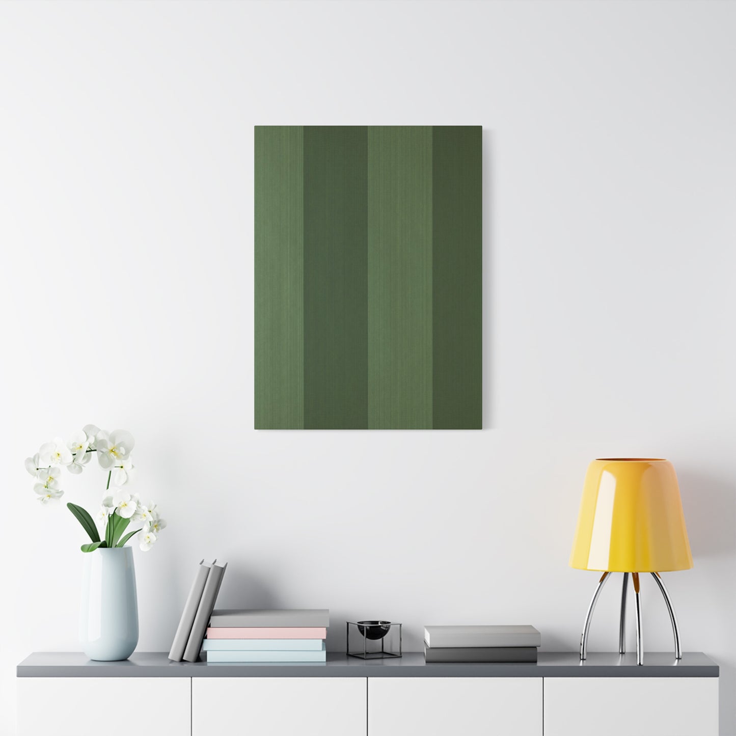 Beautiful Lines Of Olive Green Wall Art & Canvas Prints