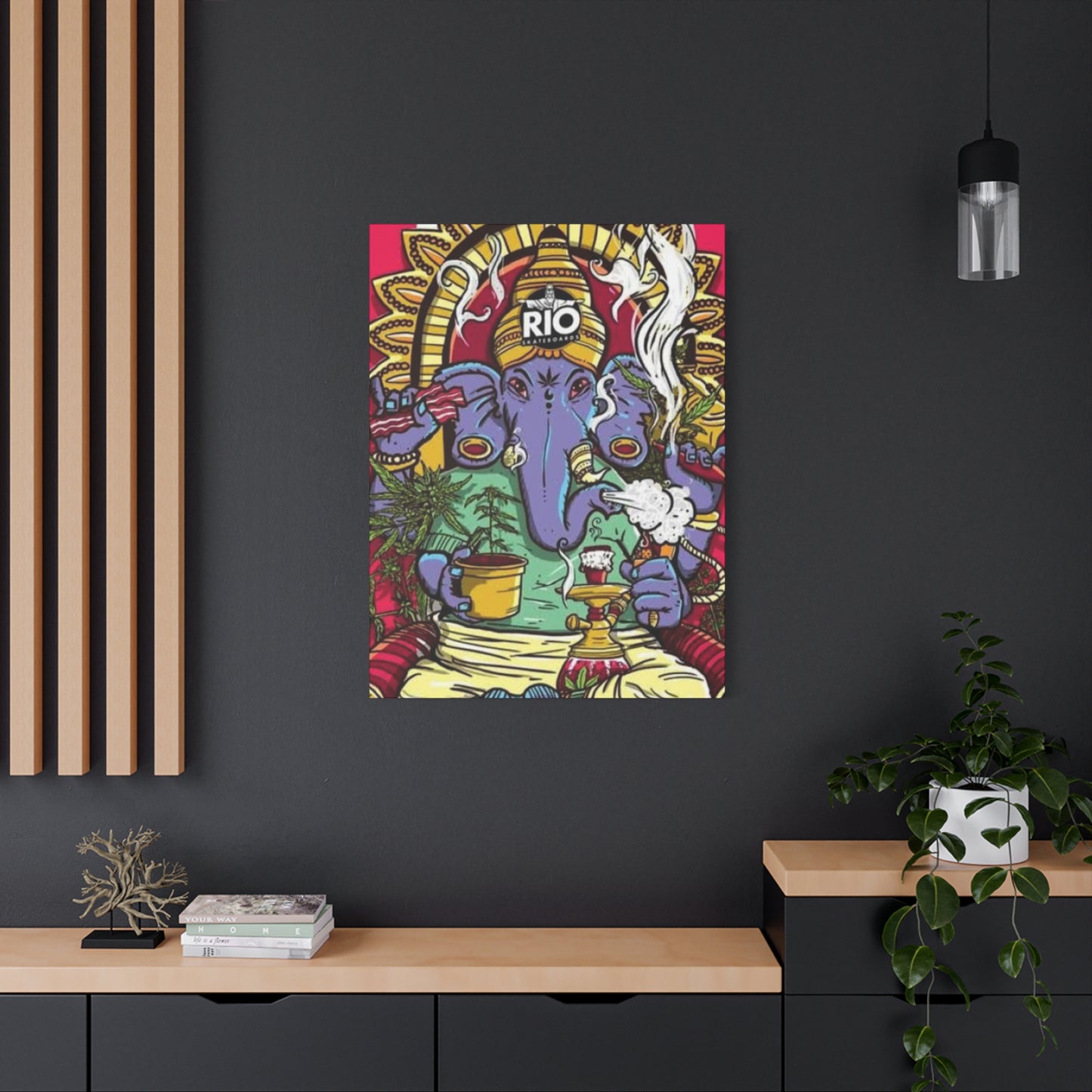 Hukkah Poster Marijuana Wall Art & Canvas Prints