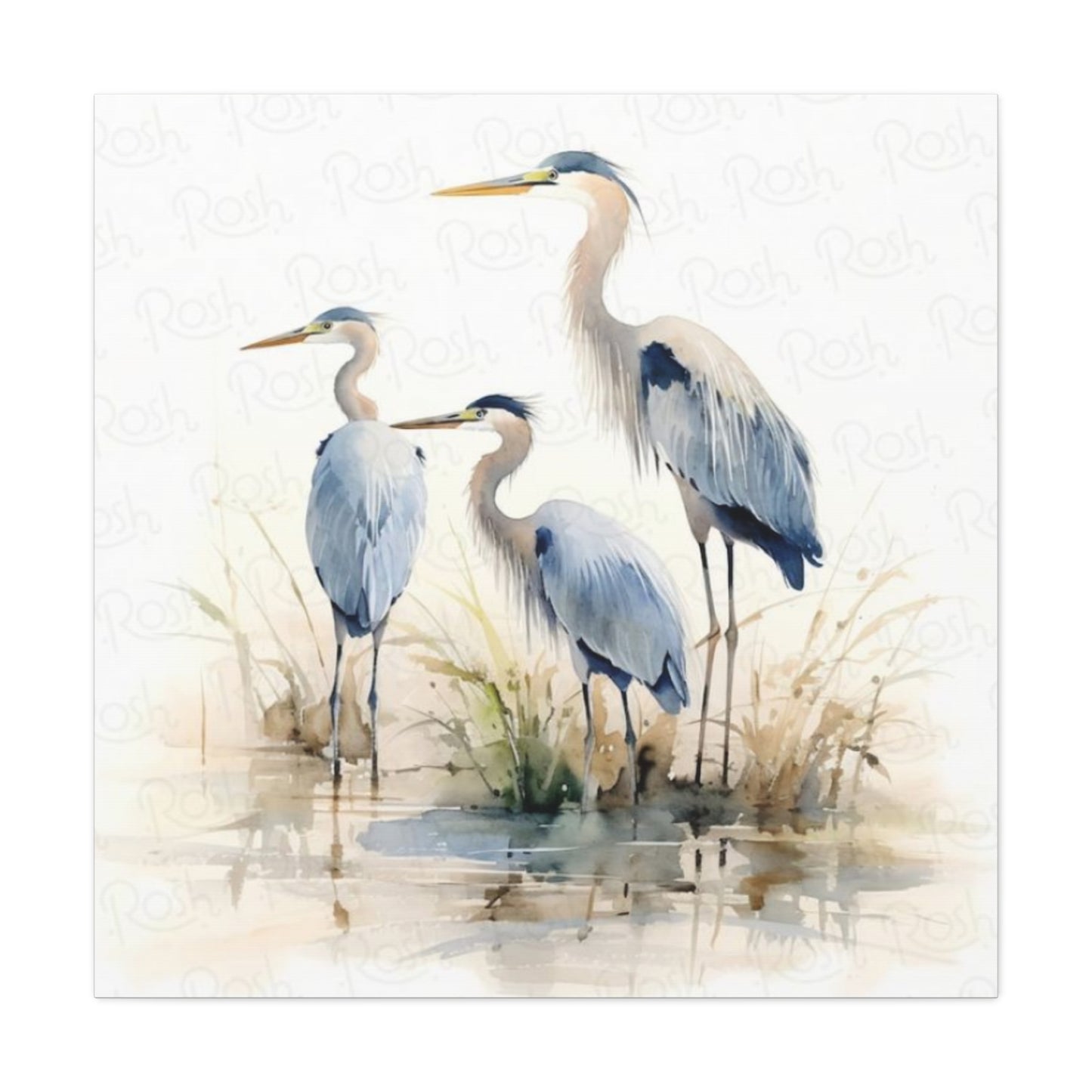 Three Herons Wall Art & Canvas Prints