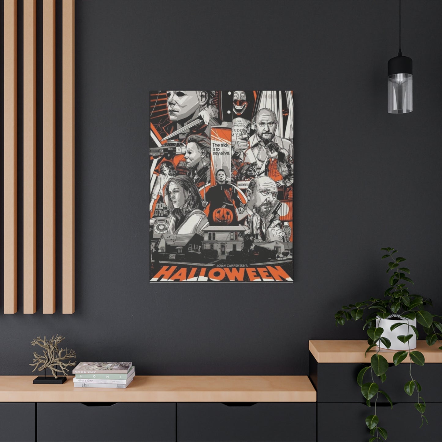 Halloween Horror Movie Poster Wall Art & Canvas Prints