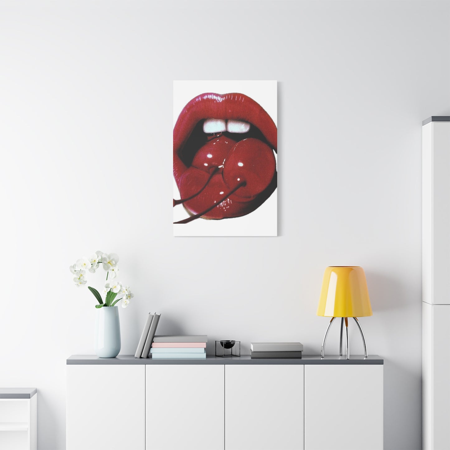 Cherry Lips Wall Art & Canvas Prints