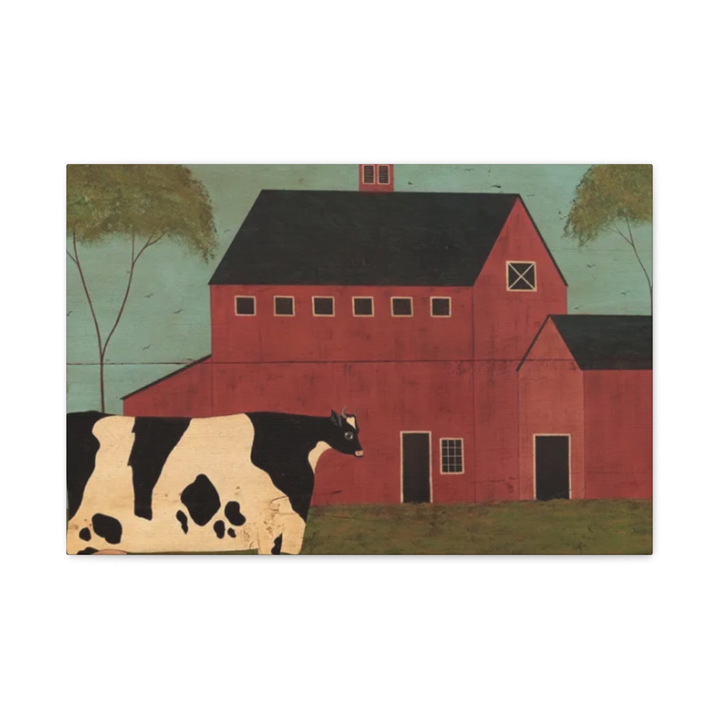 Cow in The Farm Kimble Warren Wall Art & Canvas Prints