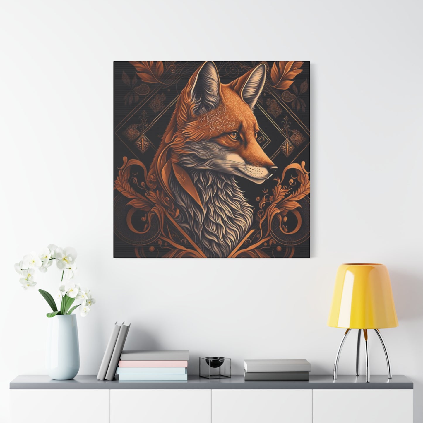 Fox Closeup Abstract Wall Art & Canvas Prints