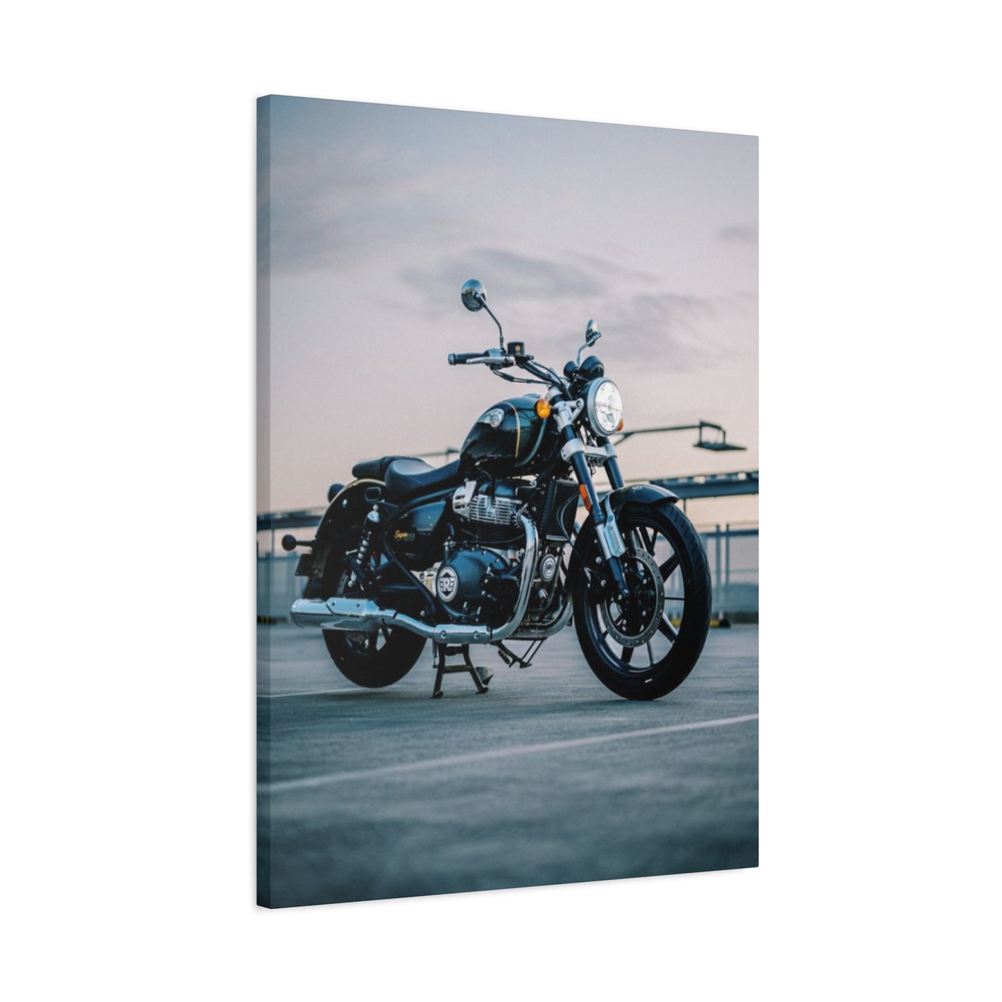 Classic Retro Indian Motorcycle Wall Art & Canvas Prints