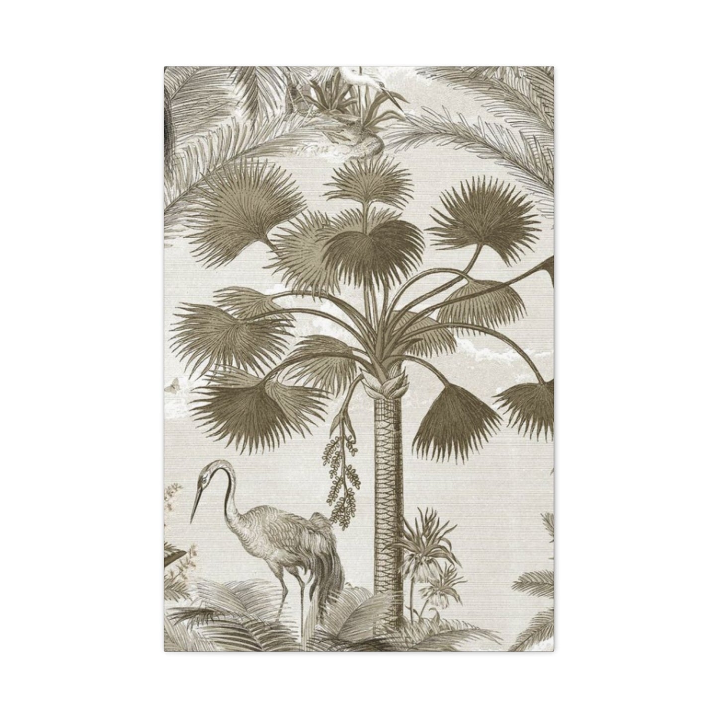 Palm Tree & Animals In Wildlife Wall Art & Canvas Prints