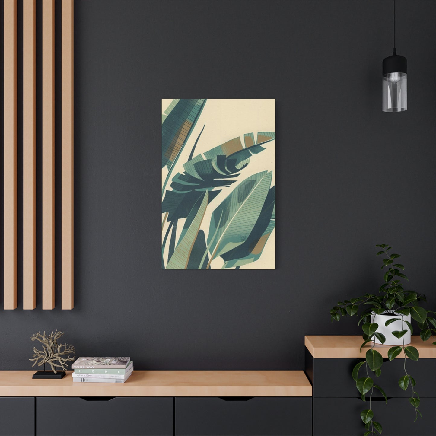 Palm Tree Leaves Abstract  Wall Art & Canvas Prints