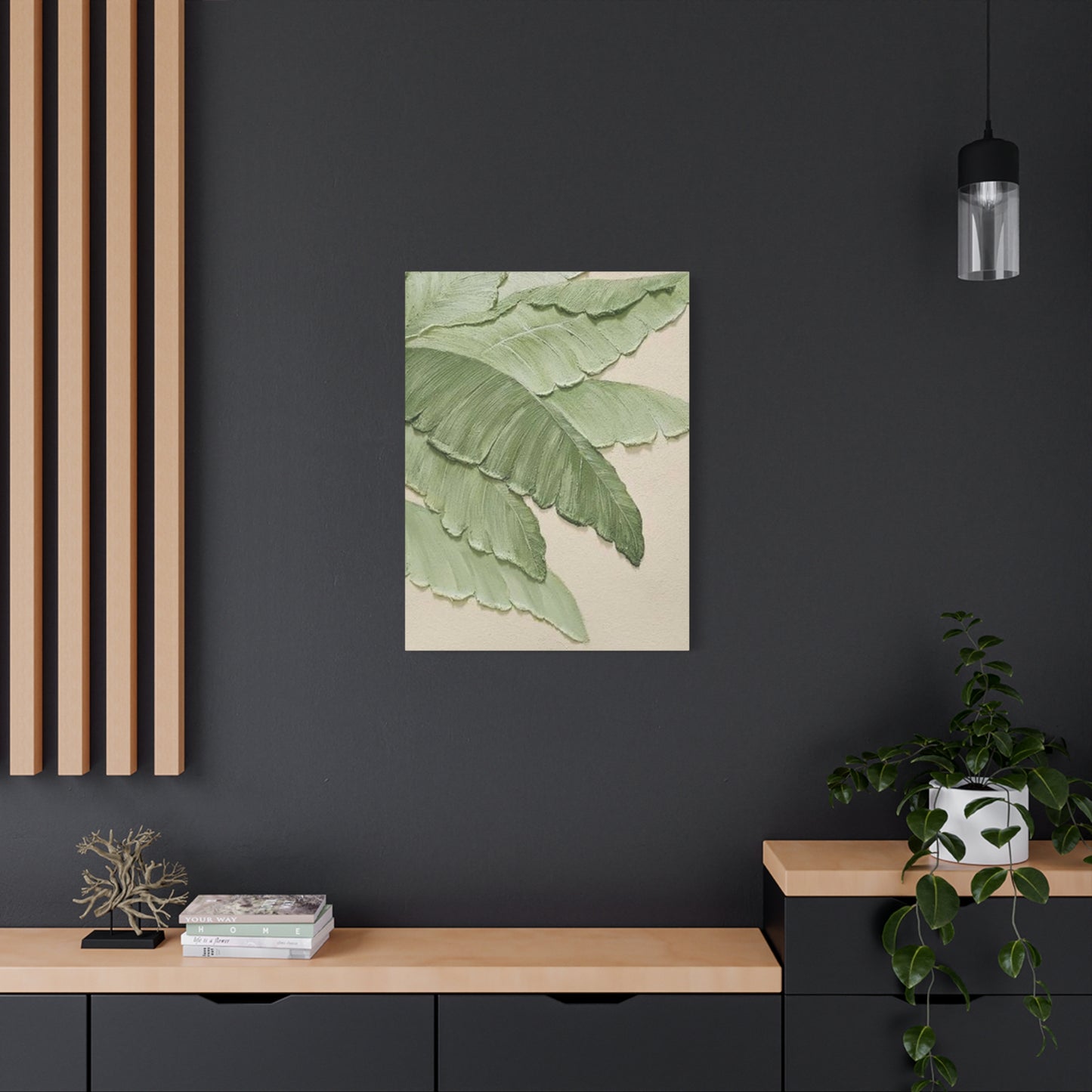 Green Palm Tree Leaves Wall Art & Canvas Prints