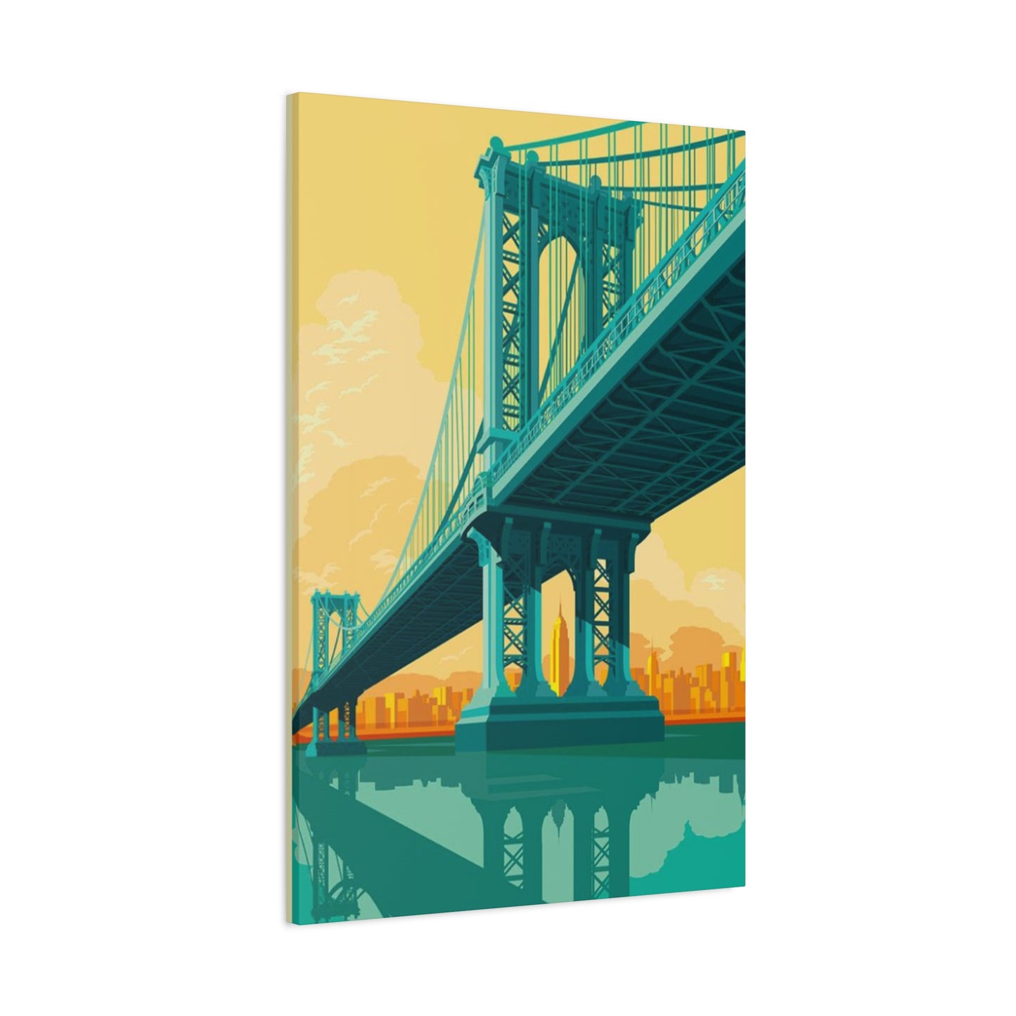 Manhattan Bridge Of New York City Wall Art & Canvas Prints