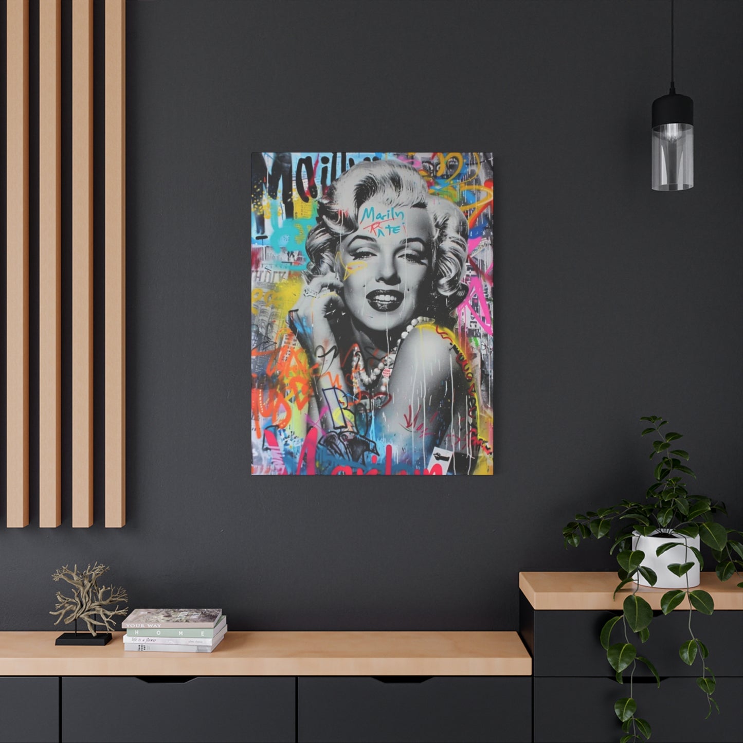 Marilyn Monroe Abstract Drawing Wall Art & Canvas Prints