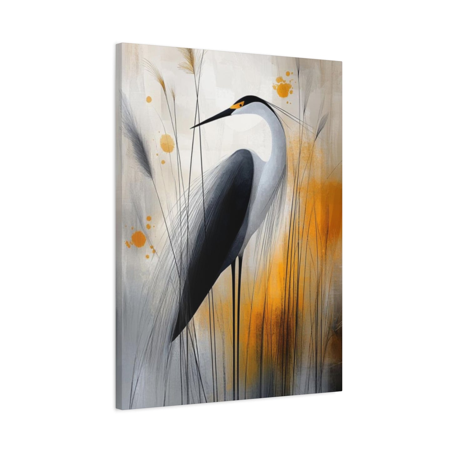 Beautiful Herons Drawing Wall Art & Canvas Prints