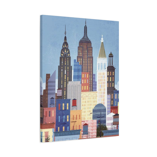 Manhattan Poster New York City Skyline Wall Art & Canvas Prints