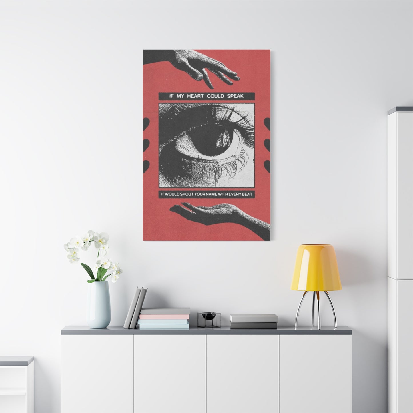 Eye Painting Mixed Media Wall Art & Canvas Prints