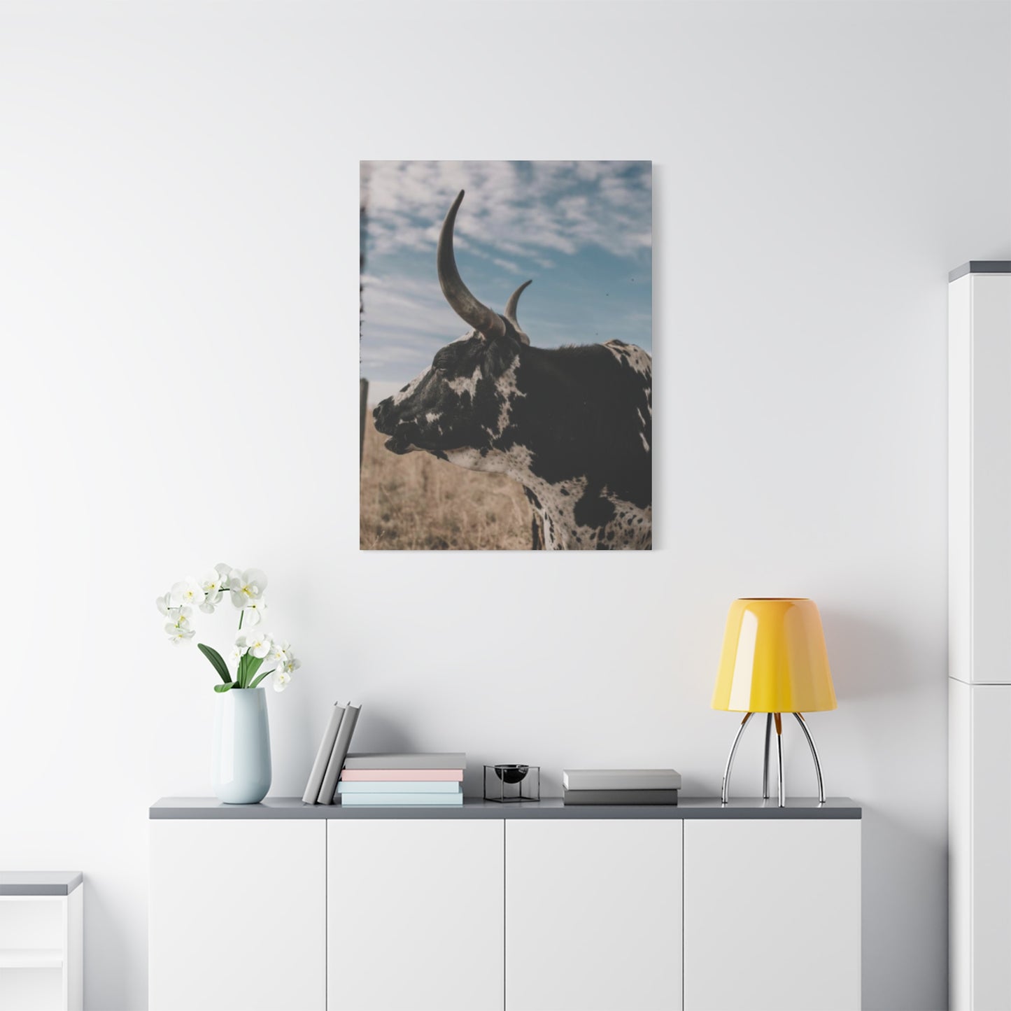 Wild Buffalo Curvy Longhorn Wall Art & Canvas Prints