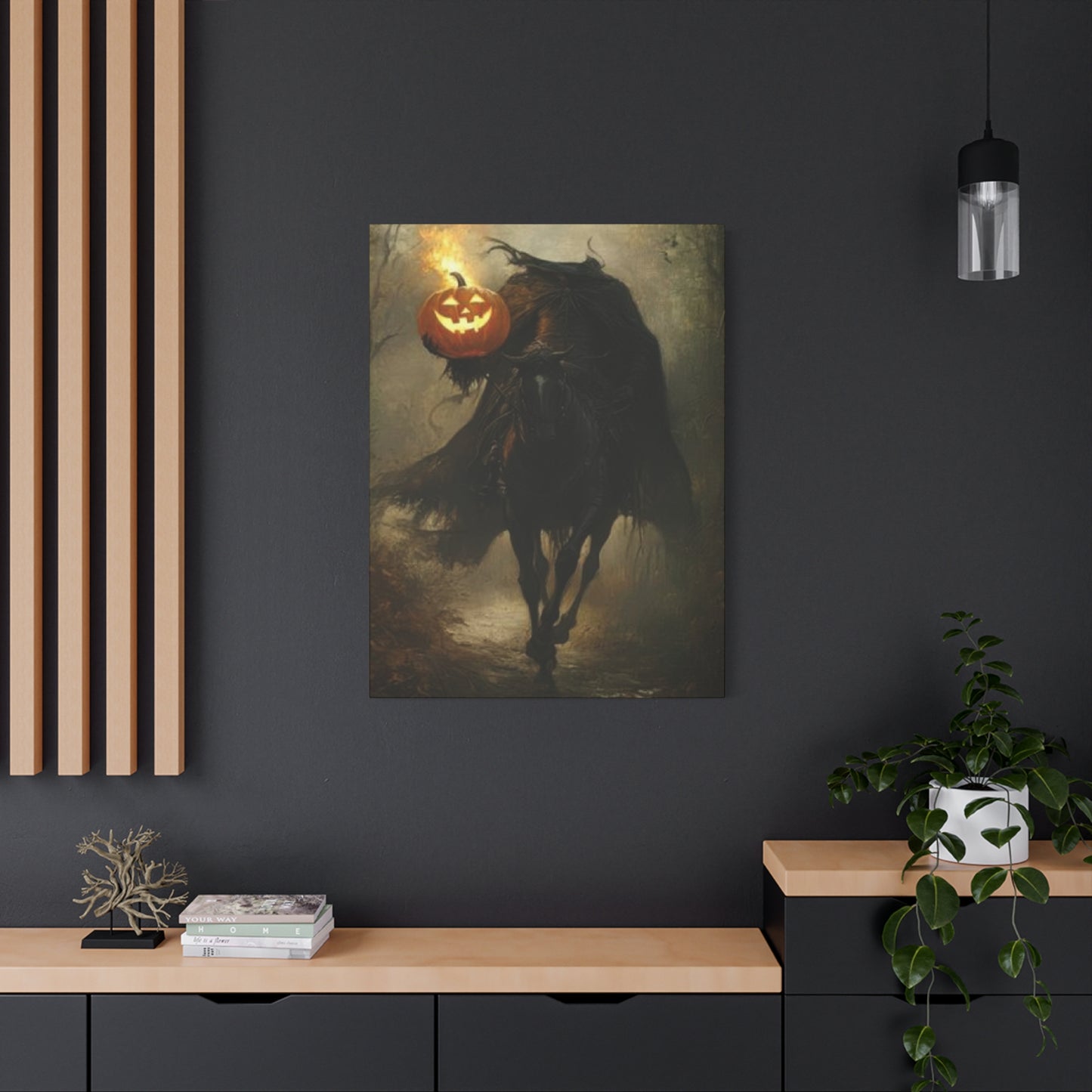 Halloween Horse Rider Wall Art & Canvas Prints