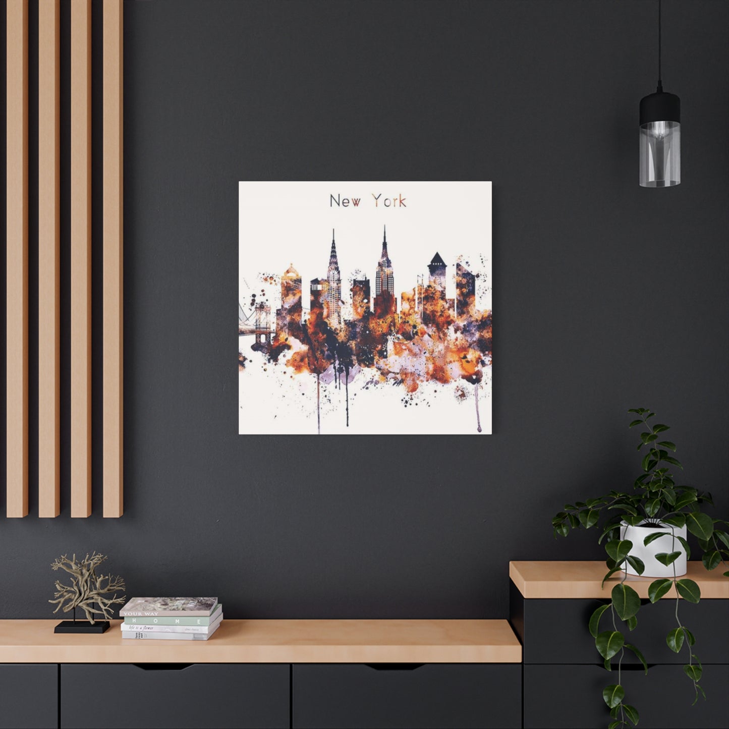 New York Skylines Drawing Wall Art & Canvas Prints