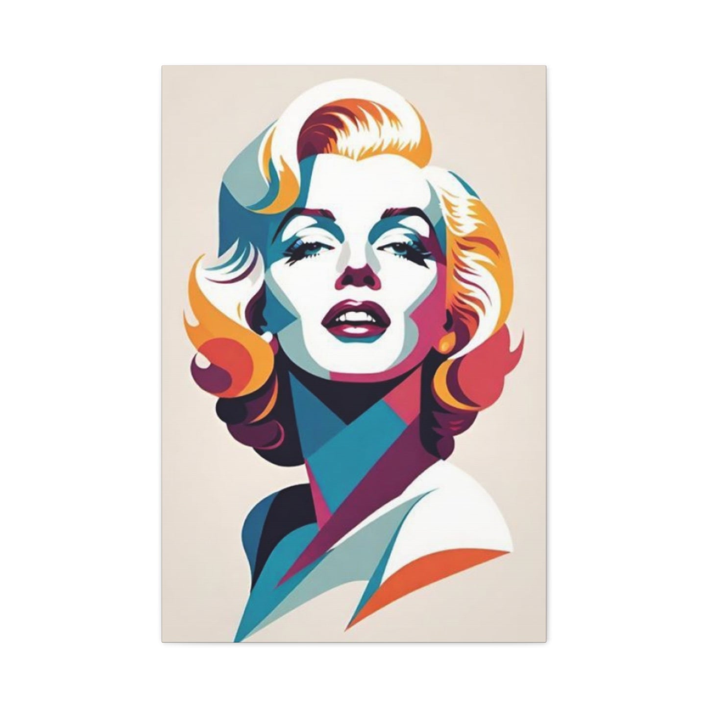 Beautiful Dress Of Marilyn Monroe Painting Wall Art & Canvas Prints