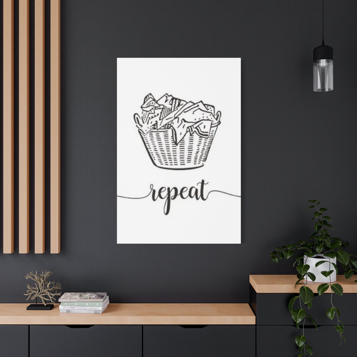 Repeat Poster Laundry Wall Art & Canvas Prints