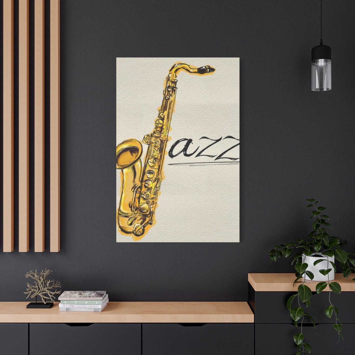 Saxophone Painting Jazz Wall Art & Canvas Prints