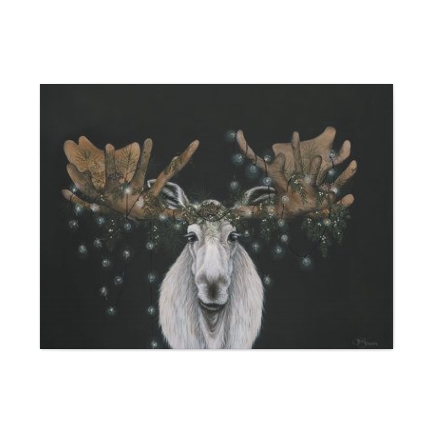 Reindeer Decorated Wall Art & Canvas Prints