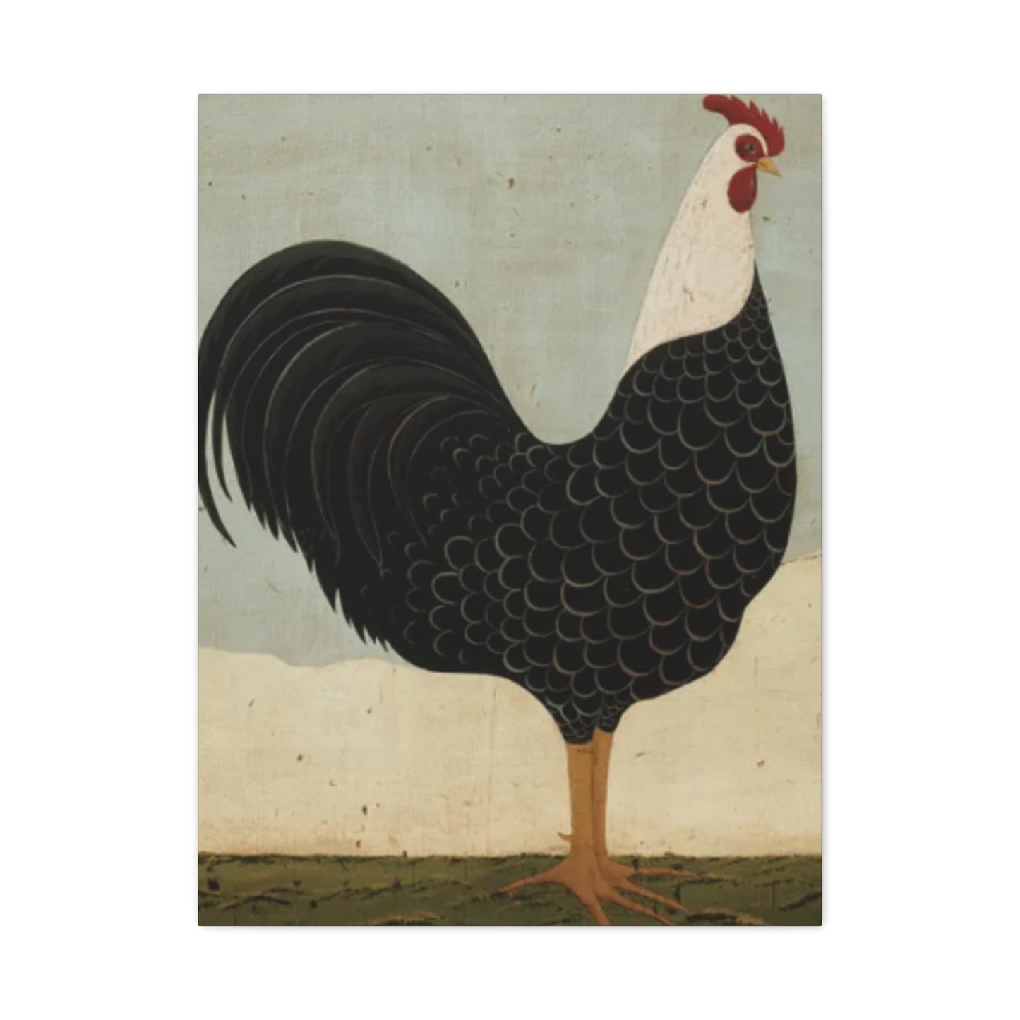 Black Chicken Kimble Warren Wall Art & Canvas Prints