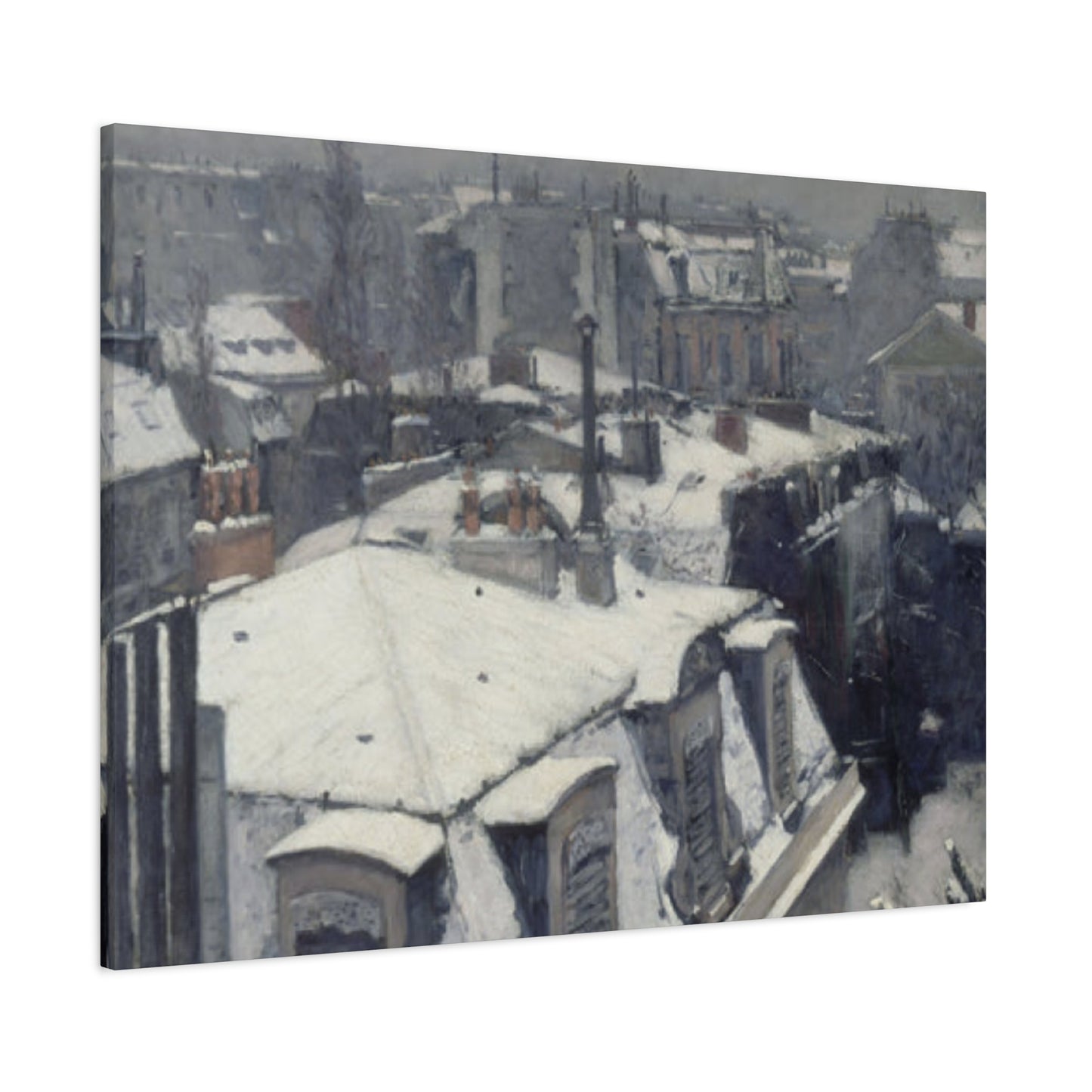 Gustav Snowfall Painting Wall Art & Canvas Prints