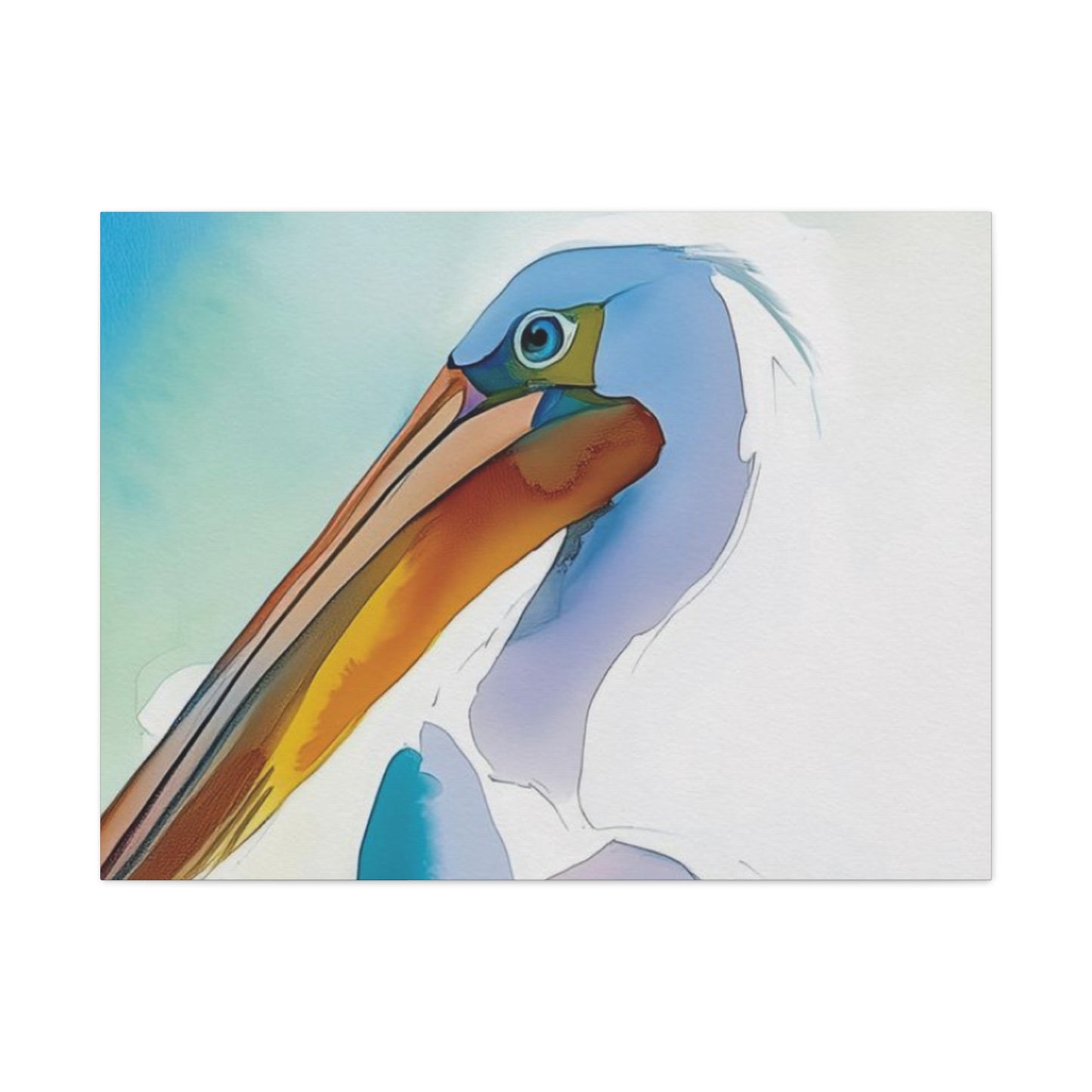 Pelican Colorful Painting Wall Art & Canvas Prints