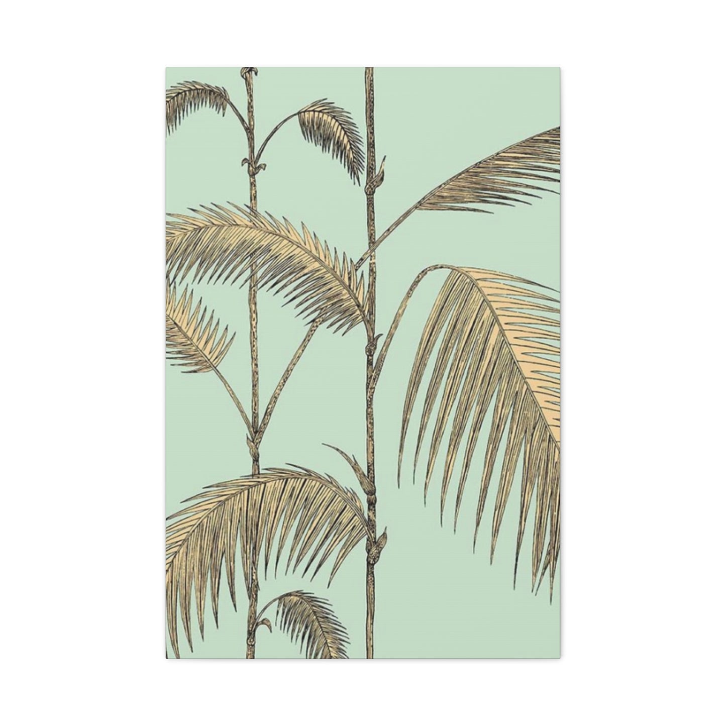 Palm Tree Brown Leaves Close Up Wall Art & Canvas Prints