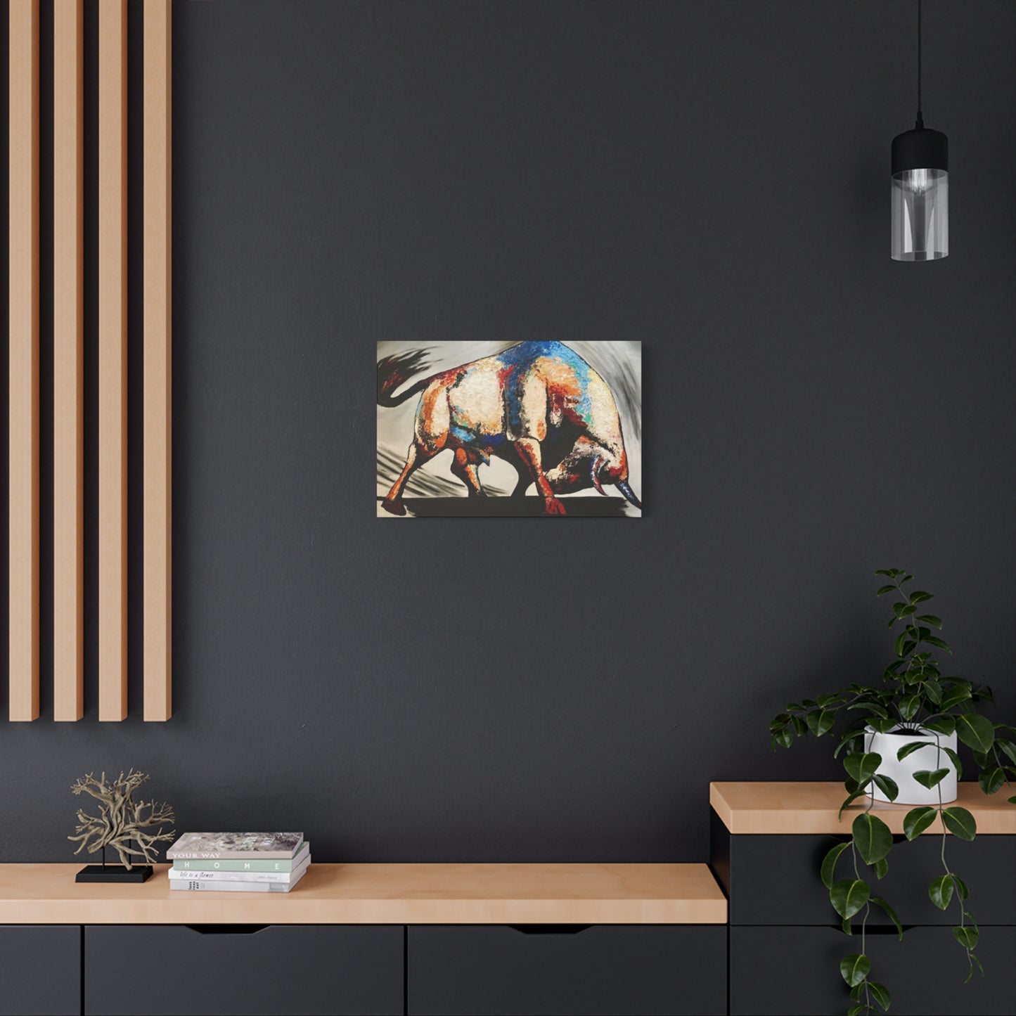 Bull Long Horns Wall Art & Canvas Prints