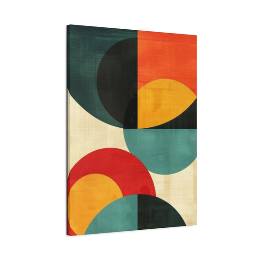 Colorful Circular Abstract Modernism Wall Art & Canvas Prints