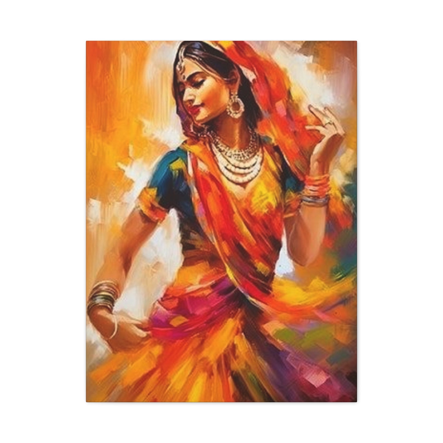 Beautiful Indian Women Candid Wall Art & Canvas Prints