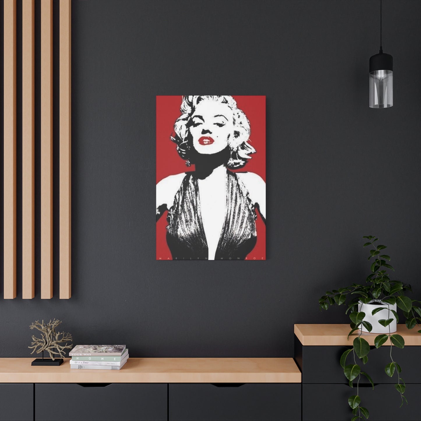 Red Poster Marilyn Monroe Wall Art & Canvas Prints