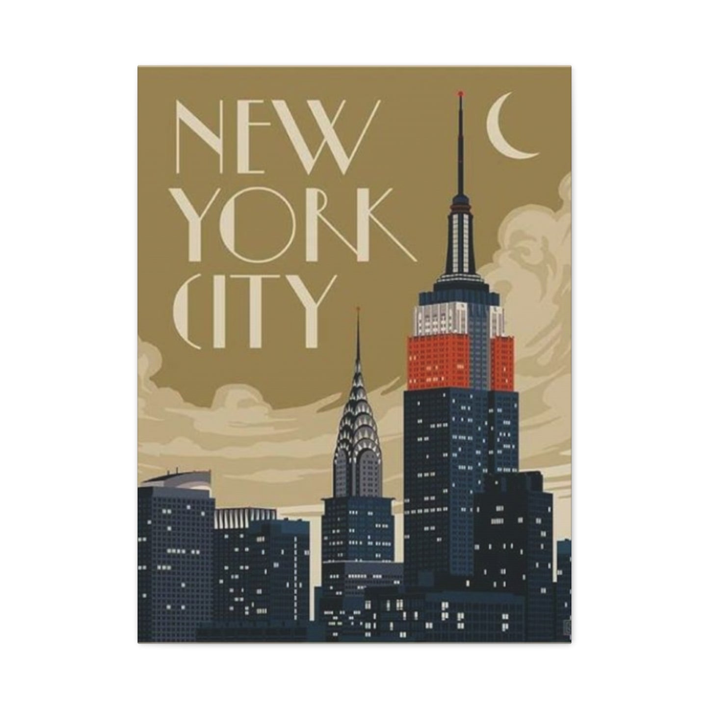 Empire State Building Manhattan NYC Skyline Wall Art & Canvas Prints