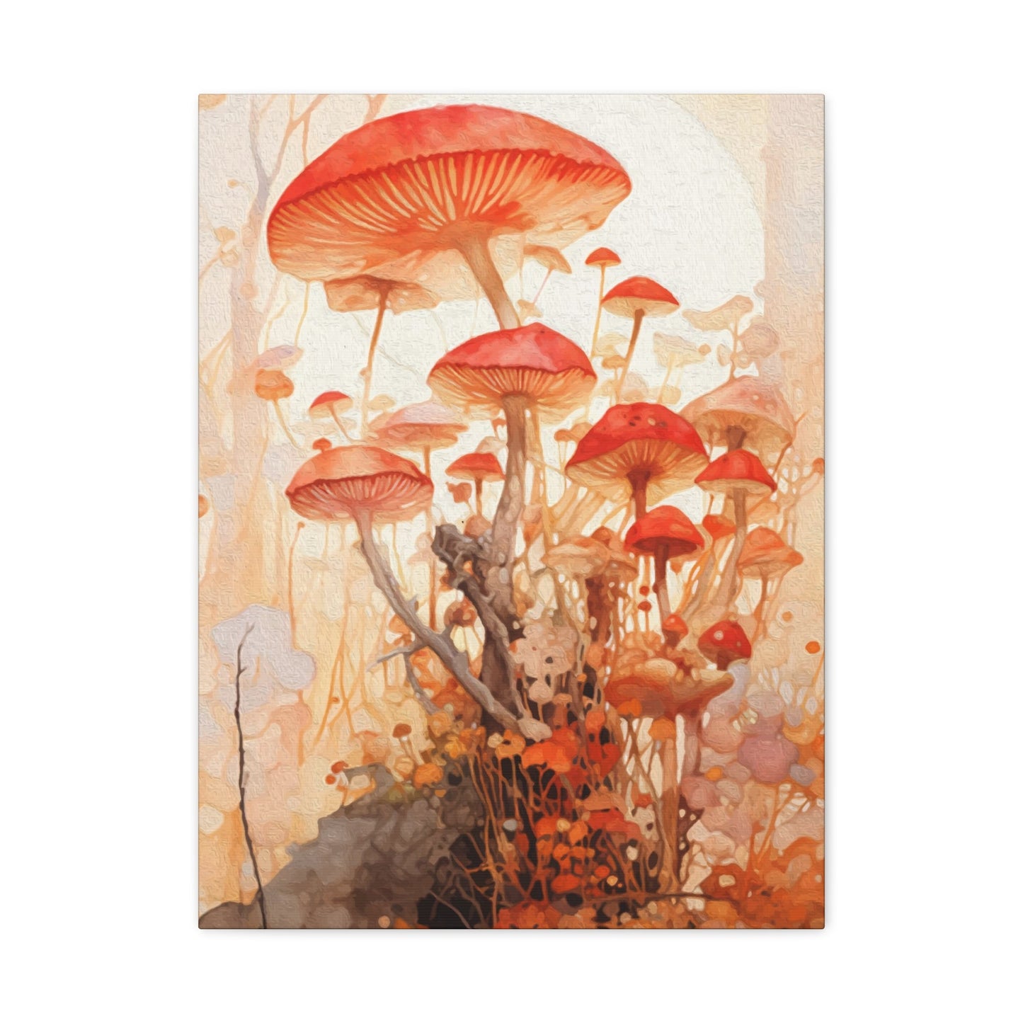 Mushroom Family Wall Art & Canvas Prints