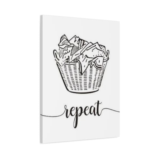 Repeat Poster Laundry Wall Art & Canvas Prints