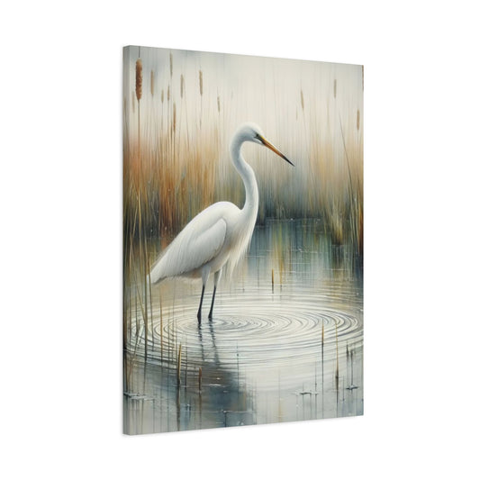 Beautiful Herons in Pond Wall Art & Canvas Prints