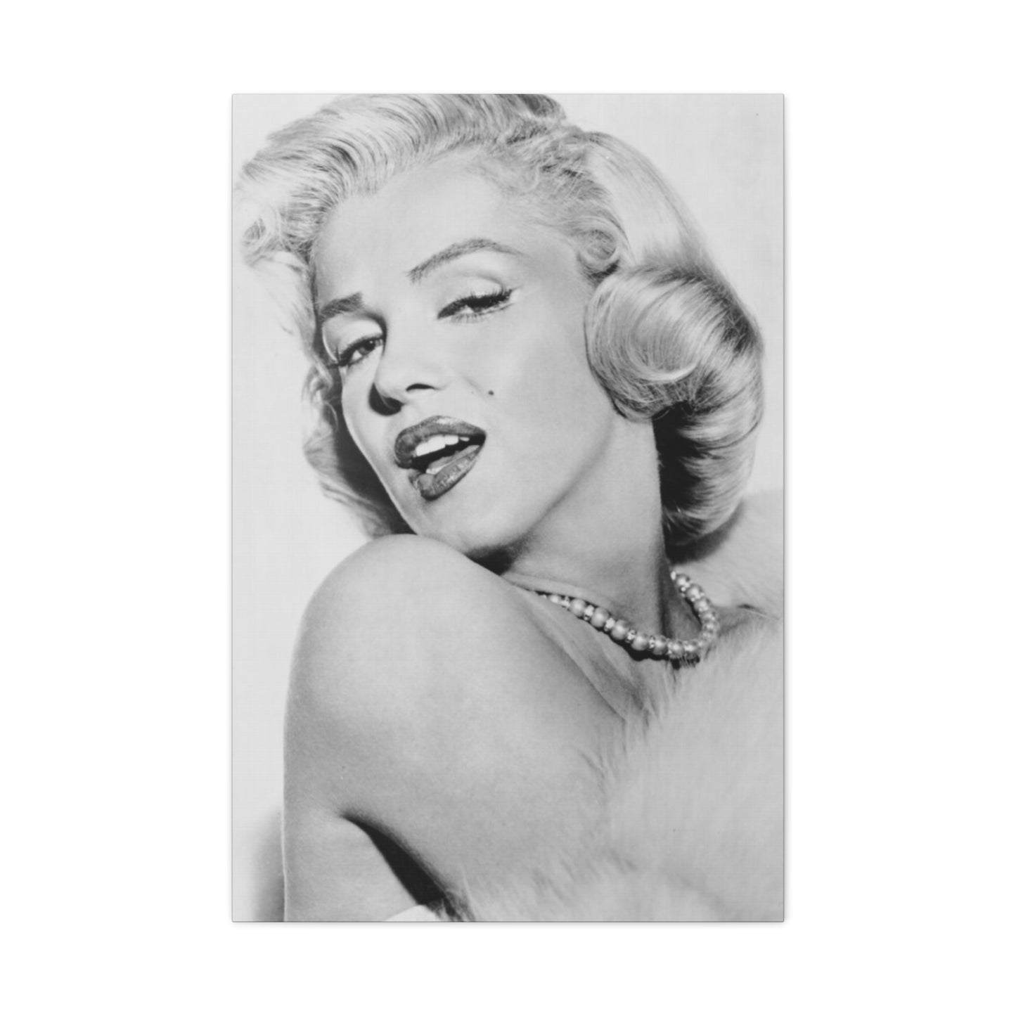 Monochrome Beautiful Marilyn Monroe Wall Art & Canvas Prints