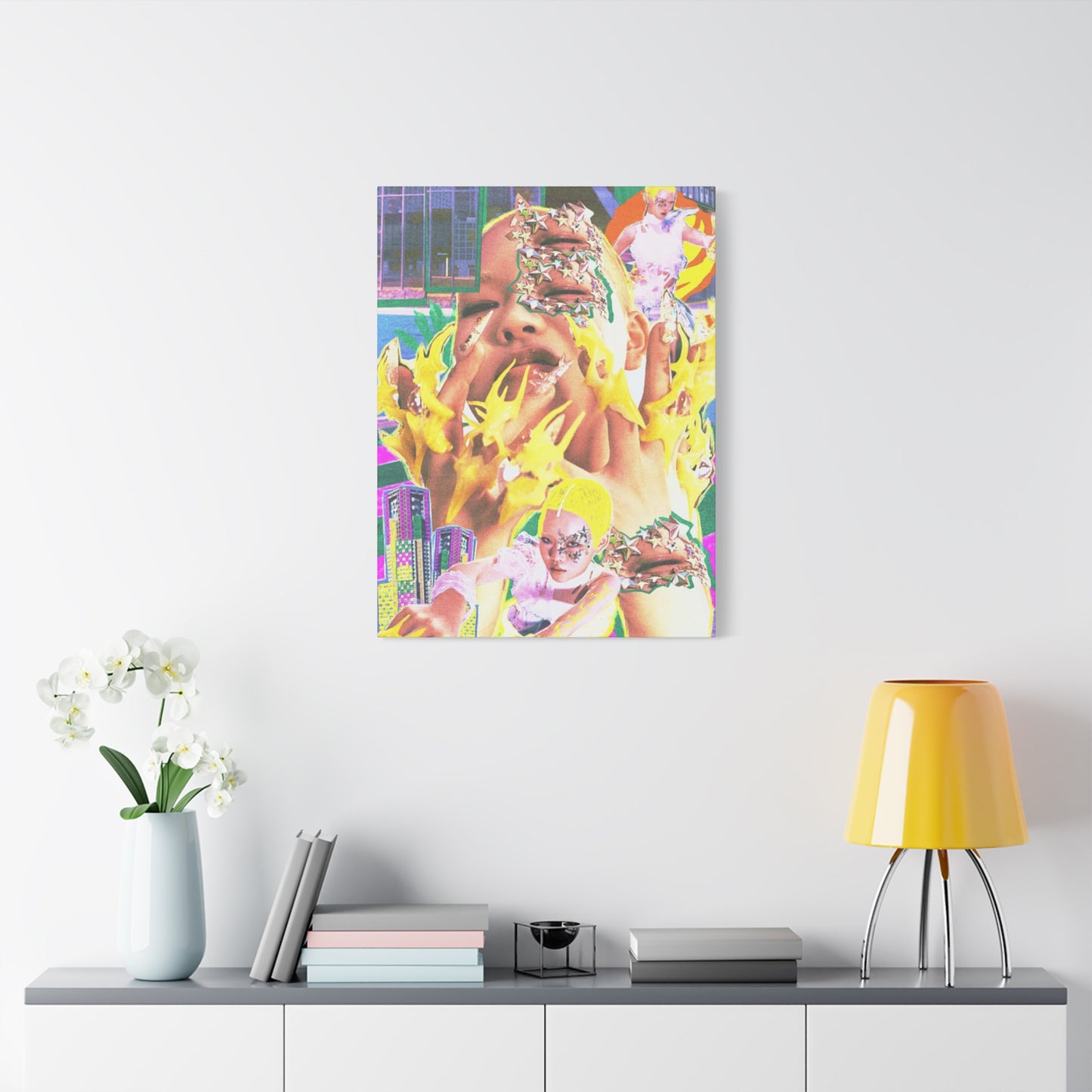 Korean Girls Painting Mixed Media Wall Art & Canvas Prints