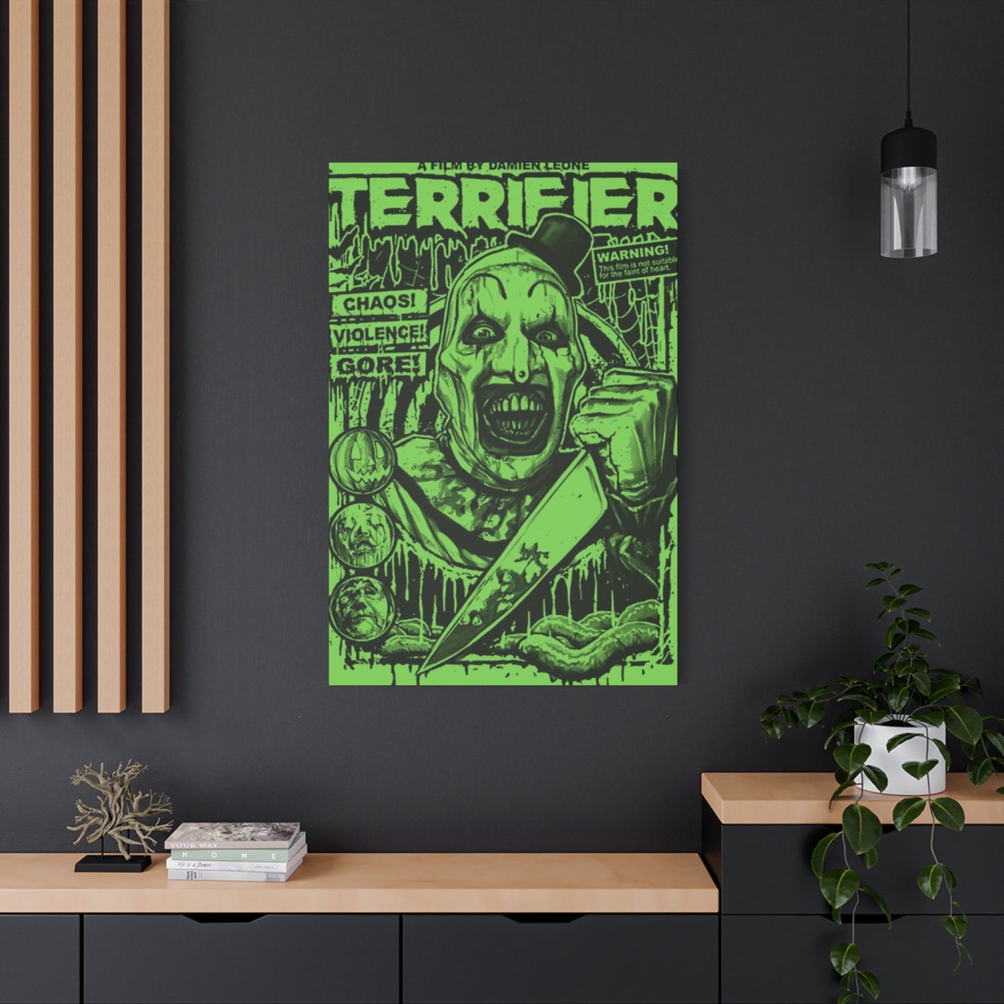 Terrifier Horror Movie Poster Wall Art & Canvas Prints