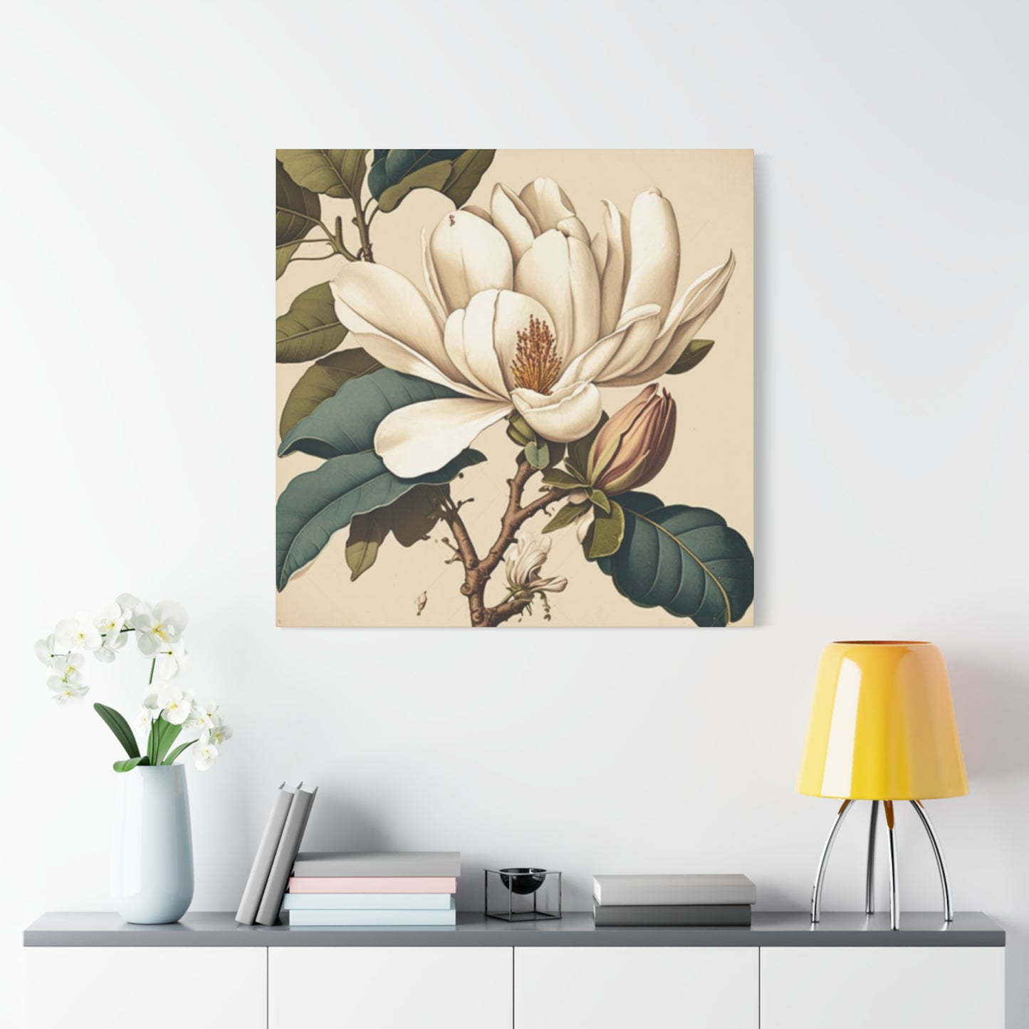 Beautiful Magnolia Flower Wall Art & Canvas Prints