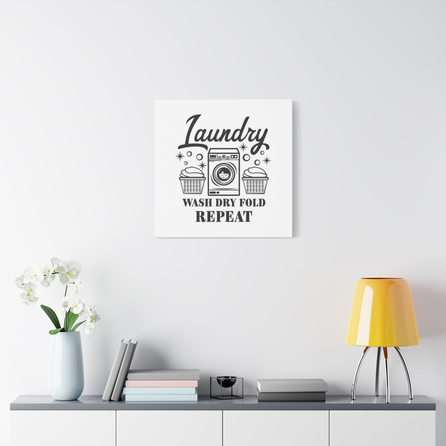 Laundry Repeat Poster Wall Art & Canvas Prints