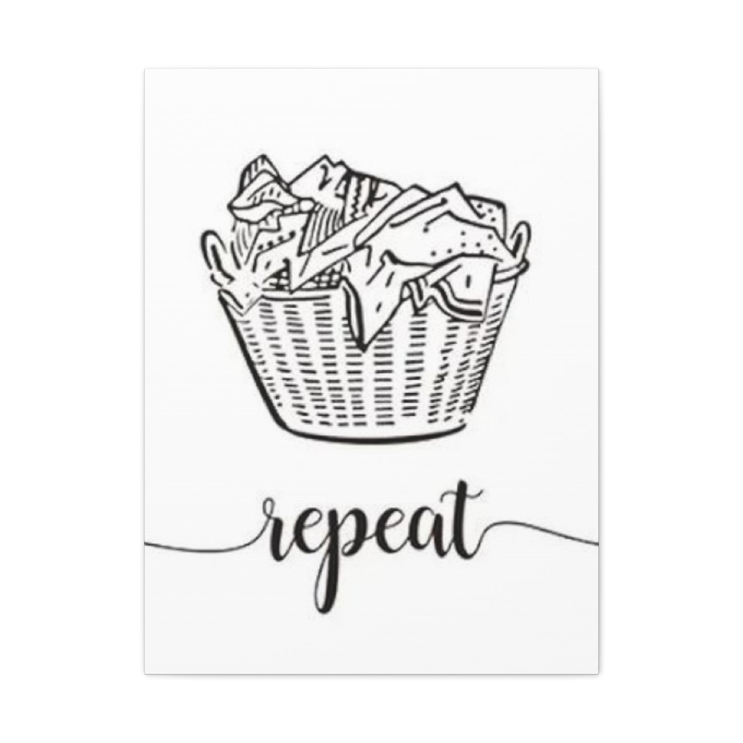 Repeat Poster Laundry Wall Art & Canvas Prints