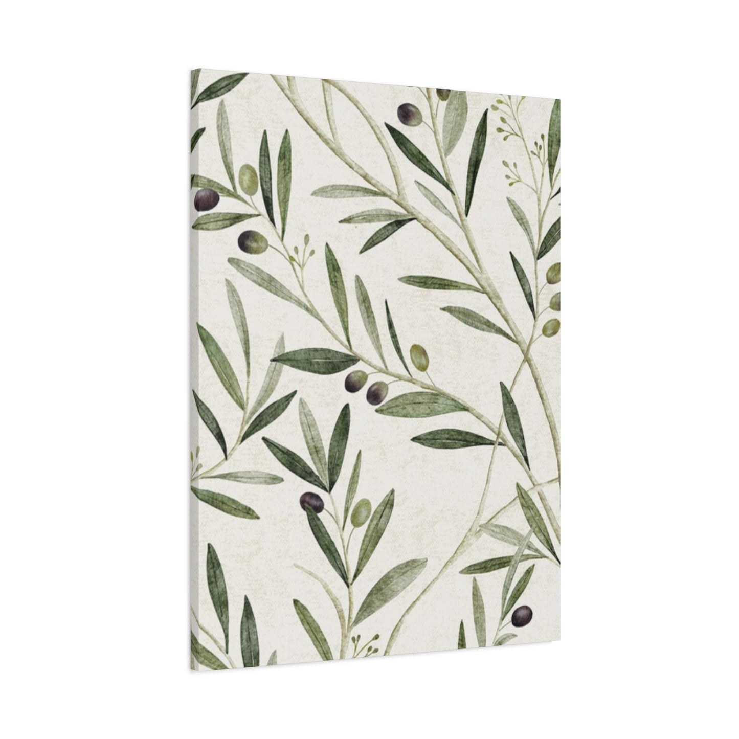 Olive Green Plant Leaves Wall Art & Canvas Prints