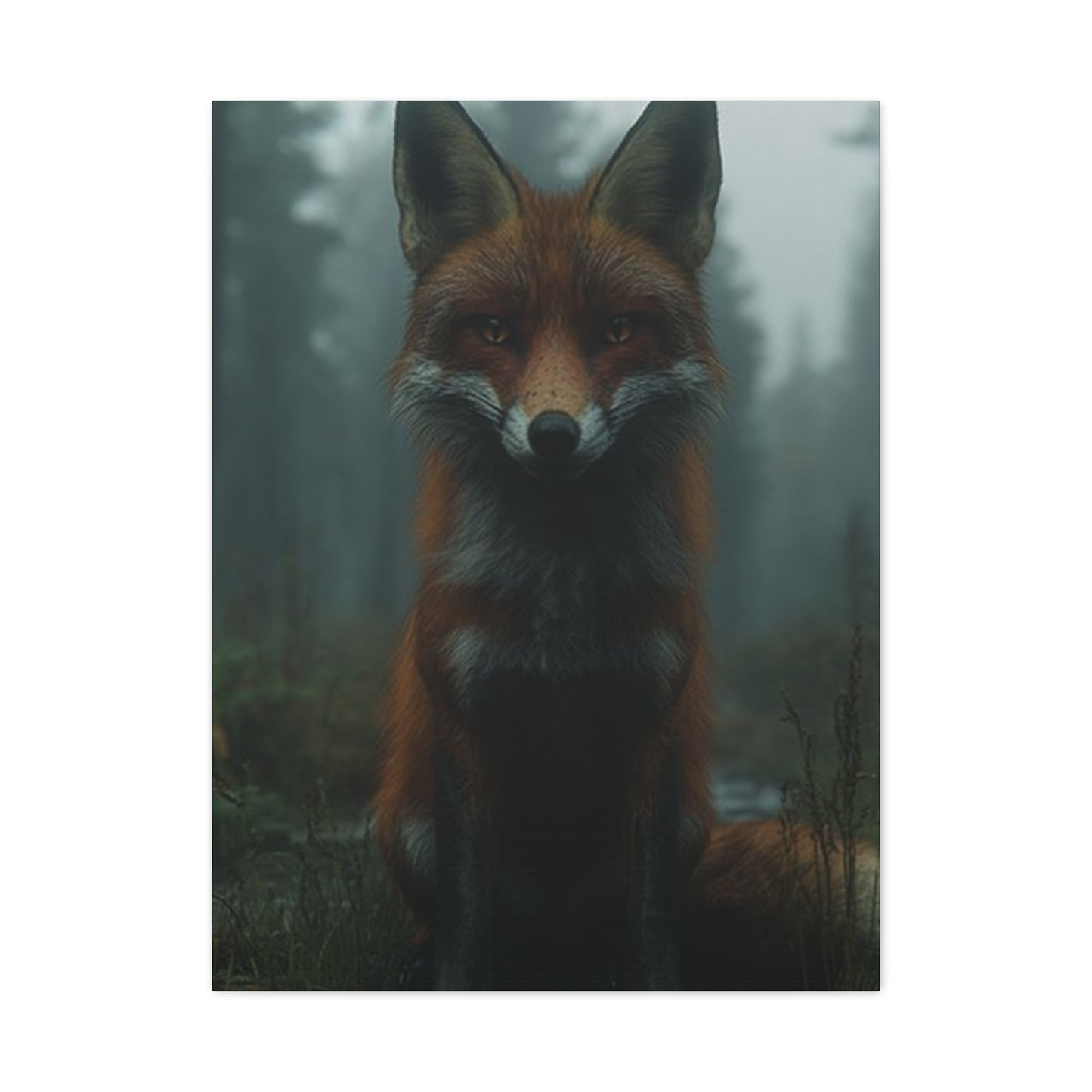 Fox in Forest Wall Art & Canvas Prints