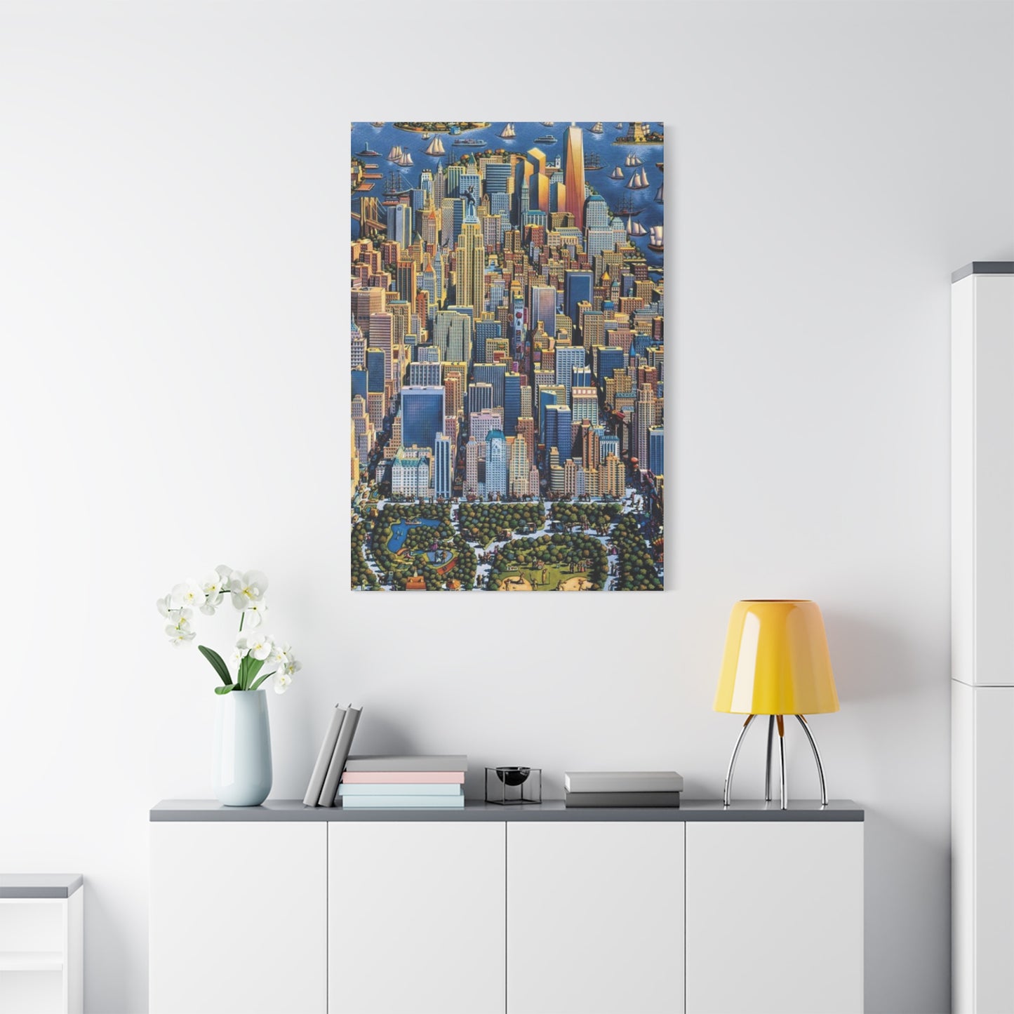 Manhattan Central Park New York City Skyline Wall Art & Canvas Prints