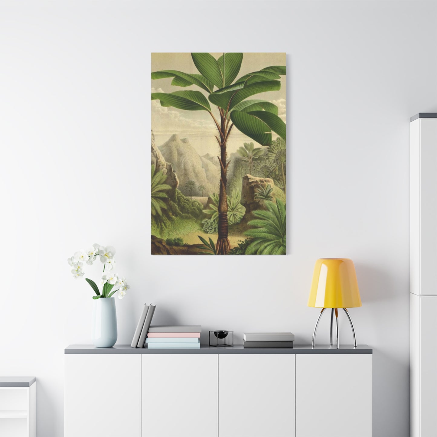 Palm Tree In The Forest Wall Art & Canvas Prints