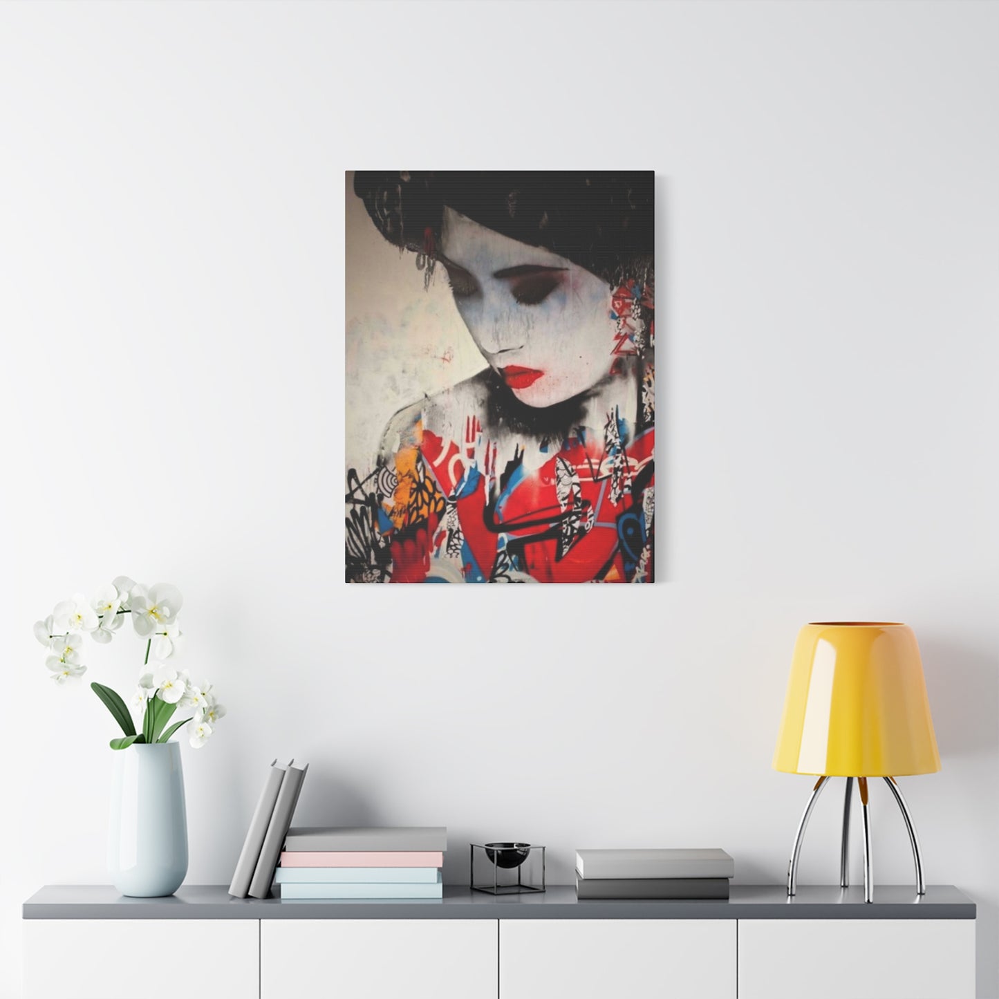 Women Face Abstract Modernism Wall Art & Canvas Prints