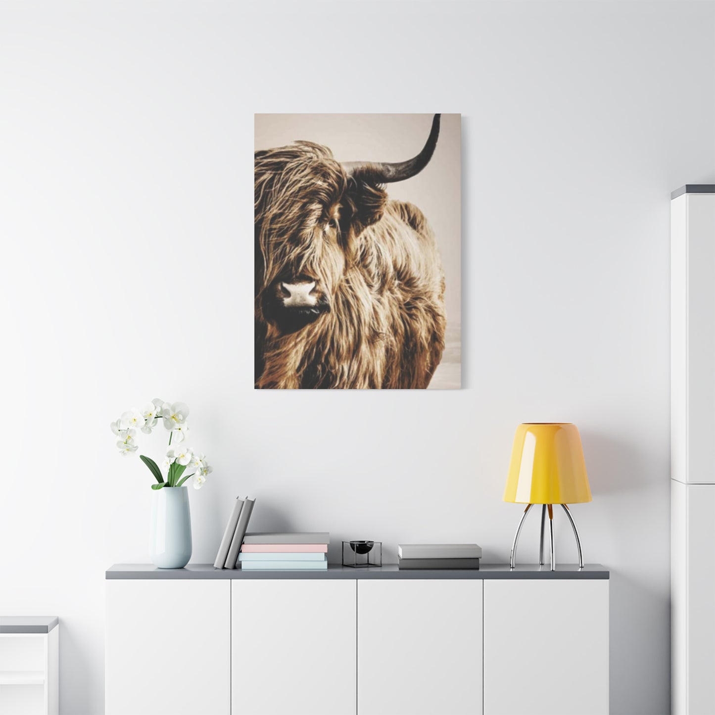 Wild Hairy Bull Longhorn Wall Art & Canvas Prints