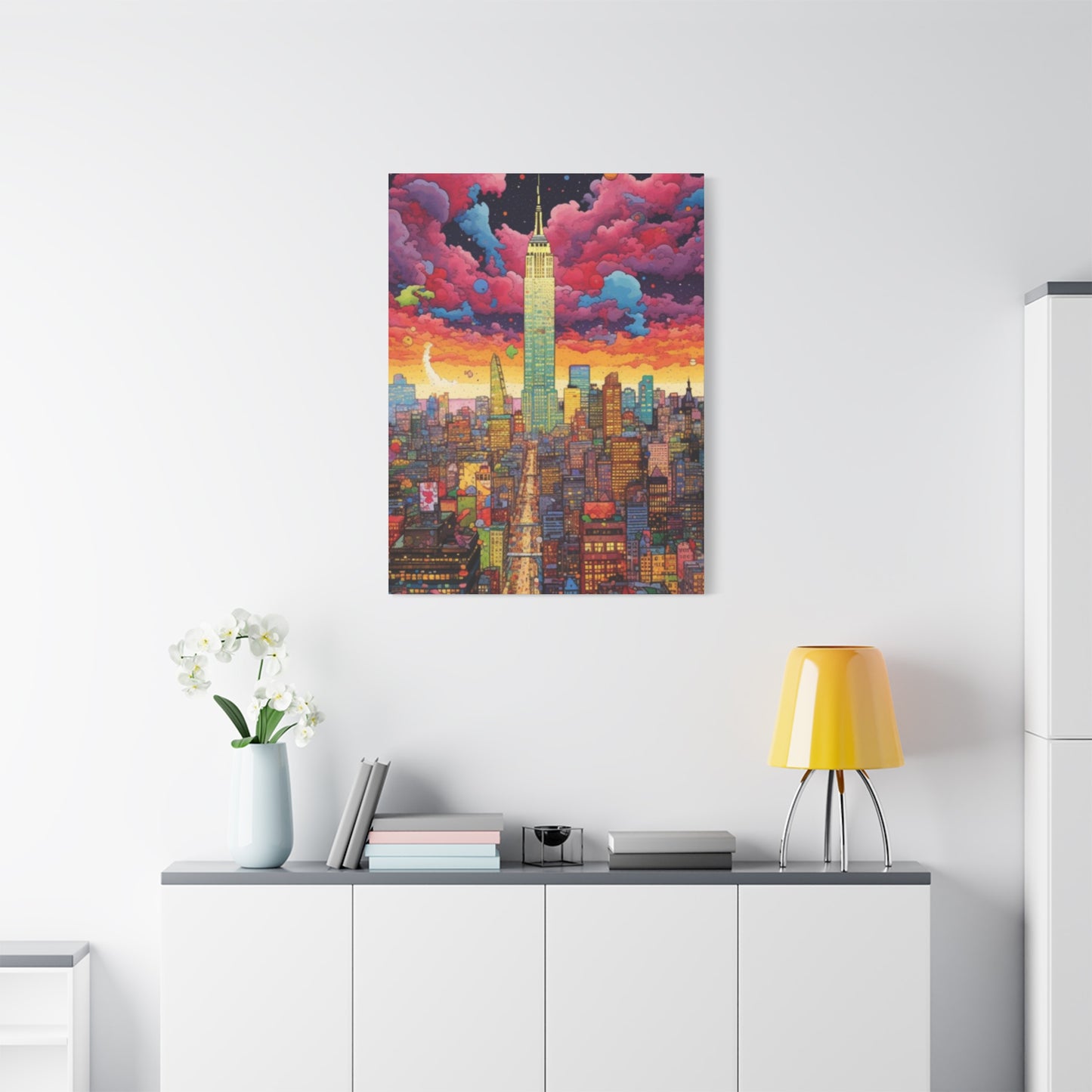 Empire State Building  Poster in New York City Wall Art & Canvas Prints